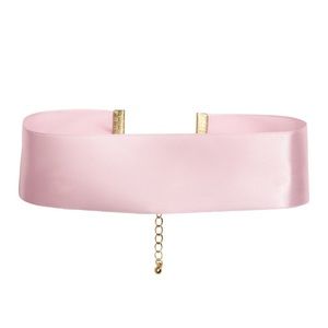 Pink Satin Choker